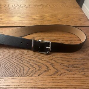 Ann Taylor Black Leather Belt
